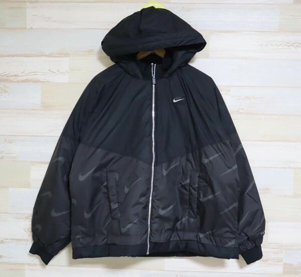 新品 定価27500円 Mサイズ NIKE ナイキ NSW Therma-FIT シンセティックフィル　アイコン クラッシュ フーデッド ジャケット DD4643