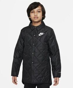  new goods 140.NIKE Nike sport wear sa-ma Fit Junior Synth tik Phil jacket black black 