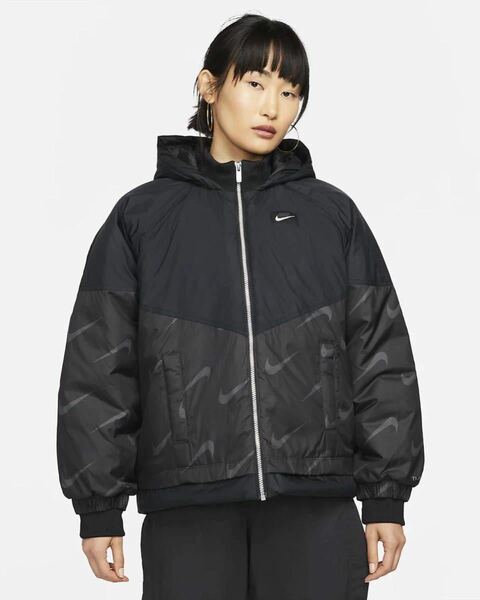 新品 定価27500円 Sサイズ NIKE ナイキ NSW Therma-FIT シンセティックフィル　アイコン クラッシュ フーデッド ジャケット DD4643