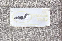 【送料無料】 USA製 Winona knits ショールカラー ネイティブ フルジップ セーター カーディガン ミックスウール メンズXL 古着 CI0080_画像7