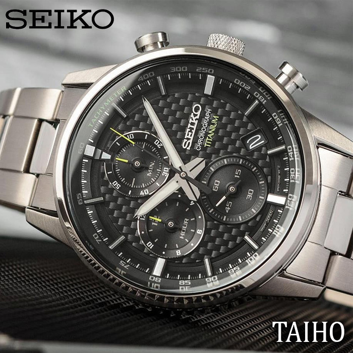 正規取扱店】 SEIKO バンドのみ！ チタン 未使用品 黒 金属ベルト