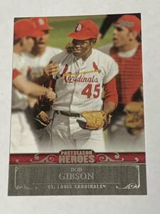 BOB GIBSON 2013 TOPPS POSTSEASON HEROES INSERT CARDINALS 即決