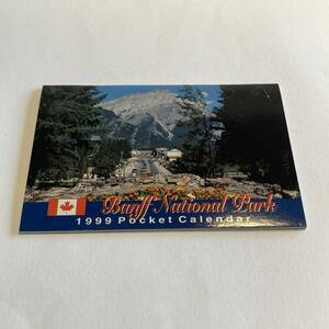 CANADIAN ROCKIES 1999 Pocket Calendar カナディアン・ロッキーミニカレンダー Banff National Park