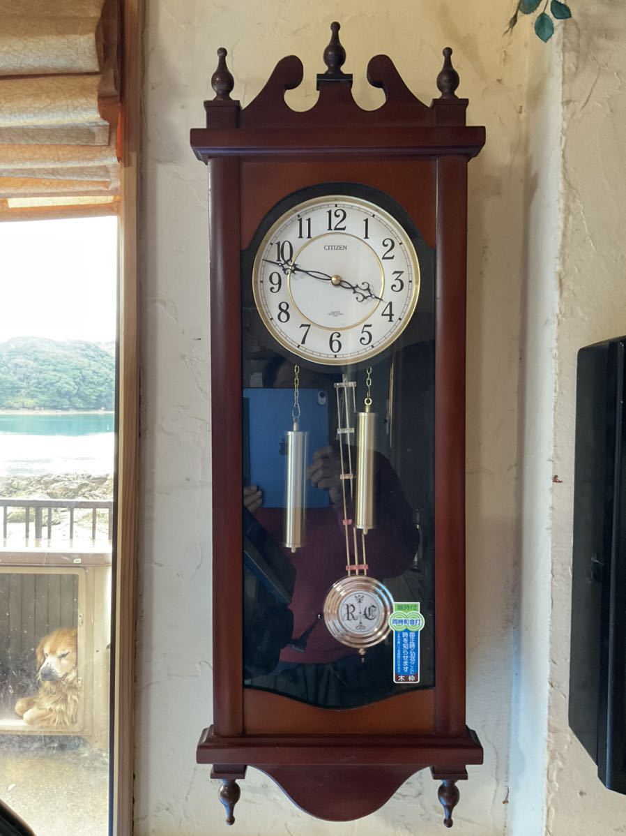 2年保証』 シチズン壁掛け時計 振り子時計 ボンボン時計 レトロ