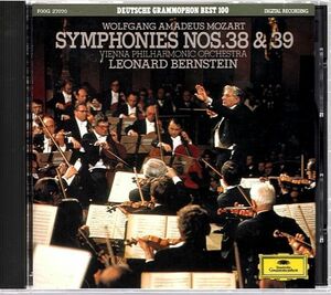 Wアマデウス・モーツァルト作曲交響曲第38番K.504「プラハ」&第39番K.543レナード・バーンスタイン指揮ウィーン・フィルハーモニー管弦楽団