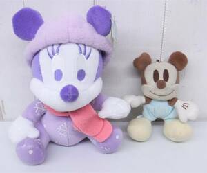 当時物 ＊レトロぬいぐるみ ＊ディズニーBABY ミニーマウス＊ミッキーマウス（セガ景品）＊2点まとめ＊ウォルトディズニー ＊レア