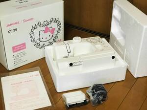 ★新品未使用★JANOME サンリオ ハローキティ 電動ミシン コンパクト KT-35★即決★