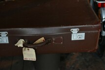 937 ヴィンテージ　「REGD」トランクケース　革鞄 英国製 アンティーク　ビンテージ　 フランス　イギリス　レトロ　旅行　トラベルケース_画像2