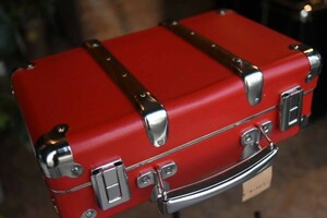 5503 30cm SS レッド「KAZETO社」トランクケース 90年の歴史 チェコの鞄　新品　ビンテージ　アンティーク　旅行　スーツケース