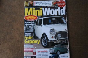 102358　MINI WORLD ミニ ワールド　雑誌　イギリス　本　ミニ　カスタム　ローバー　オースチン　ミニ・クーパー　モーリス8