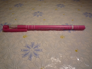 スリムカラーボールペン　油性インク　ボール径0.7mm　ピンク