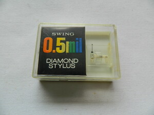 ☆☆【未使用品】SWING 0.5mil DIAMOND STYLUS コロムビアQ C-DTS-2 レコード針 交換針