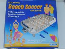 ☆パーティーゲーム☆ビーチフットボール ELECTRONICS Beach soccer with sound[未使用]_画像1