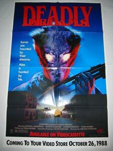 ★ポスター DEADLY DREAMS ポスター8つ折 中古