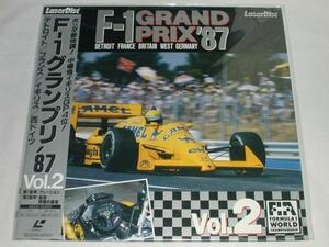 ★(LD)F-1 Grand Prix '87 Vol.2 デトロイト/フランス/イギリス/西ドイツ 中古