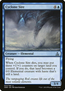 MTG ■青/英語版■ 《竜巻の種父/Cyclone Sire》★FOIL★ ゲートウォッチの誓い OGW