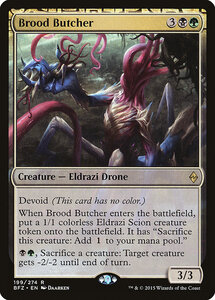 MTG ■金/英語版■ 《血統の解体者/Brood Butcher》戦乱のゼンディカー BFZ