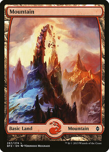 MTG ■土地/英語版■ 《山/Mountain》戦乱のゼンディカー BFZ