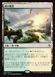 MTG ■土地/日本語版■ 《梢の眺望/Canopy Vista》戦乱のゼンディカー BFZ