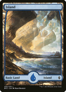 MTG ■土地/英語版■ 《島/Island》戦乱のゼンディカー BFZ