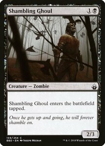 MTG ■黒/英語版■ 《よろめくグール/Shambling Ghoul》バトルボンド BBD