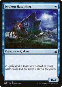 MTG ■青/英語版■ 《クラーケンの幼子/Kraken Hatchling》バトルボンド BBD