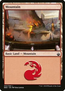 MTG ■土地/英語版■ 《山/Mountain》バトルボンド BBD