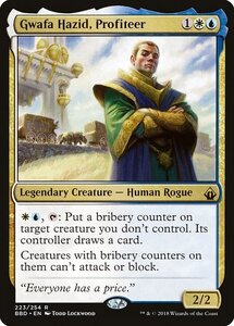 MTG ■金/英語版■ 《成金、グヮファ・ハジード/Gwafa Hazid, Profiteer》バトルボンド BBD