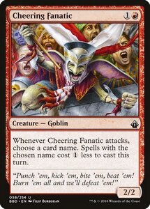 MTG ■赤/英語版■ 《熱狂的ファン/Cheering Fanatic》バトルボンド BBD