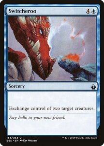 MTG ■青/英語版■ 《どんでん返し/Switcheroo》★FOIL★ バトルボンド BBD