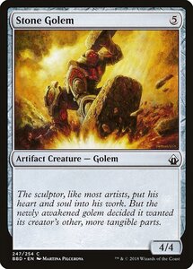 MTG ■無/英語版■ 《石のゴーレム/Stone Golem》バトルボンド BBD