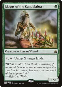 MTG ■緑/英語版■ 《燭台の大魔術師/Magus of the Candelabra》バトルボンド BBD