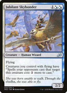 MTG ■金/英語版■ 《歓喜する空眷者/Jubilant Skybonder》★FOIL★イコリア:巨獣の棲処 IKO