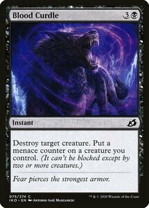 MTG ■黒/英語版■ 《血液凝固/Blood Curdle》★FOIL★イコリア:巨獣の棲処 IKO