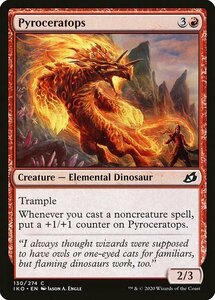 MTG ■赤/英語版■ 《パイロケラトプス/Pyroceratops》★FOIL★イコリア:巨獣の棲処 IKO