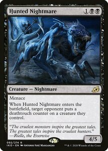 MTG ■黒/英語版■ 《狩り立てられた悪夢/Hunted Nightmare》★FOIL★イコリア:巨獣の棲処 IKO