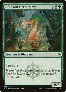 MTG ■緑/英語版■ 《巨大な戦慄大口/Colossal Dreadmaw》マスターズ25th A25