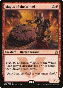 MTG ■赤/英語版■ 《輪の大魔術師/Magus of the Wheel》マスターズ25th A25