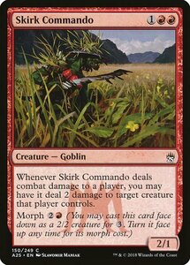 MTG ■赤/英語版■ 《スカークの猛士/Skirk Commando》★FOIL★ マスターズ25th A25