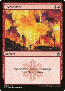 MTG ■赤/英語版■ 《紅蓮地獄/Pyroclasm》マスターズ25th A25