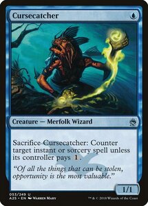 MTG ■青/英語版■ 《呪い捕らえ/Cursecatcher》マスターズ25th A25