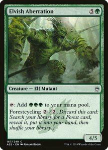 MTG ■緑/英語版■ 《エルフの逸脱者/Elvish Aberration》マスターズ25th A25