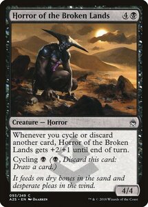 MTG ■黒/英語版■ 《遺棄地の恐怖/Horror of the Broken Lands》マスターズ25th A25