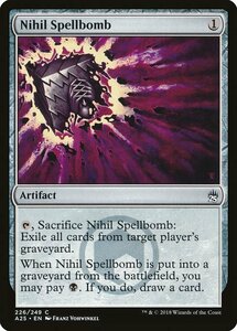 MTG ■無/英語版■ 《虚無の呪文爆弾/Nihil Spellbomb》マスターズ25th A25