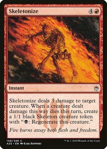 MTG ■赤/英語版■ 《骸骨化/Skeletonize》マスターズ25th A25