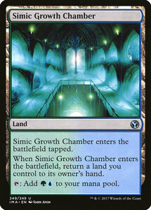 MTG ■土地/英語版■ 《シミックの成長室/Simic Growth Chamber》アイコニックマスターズ IMA