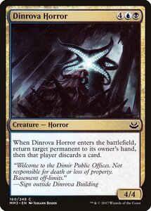 MTG ■金/英語版■ 《ディンローヴァの恐怖/Dinrova Horror》モダンマスターズ2017 MM3