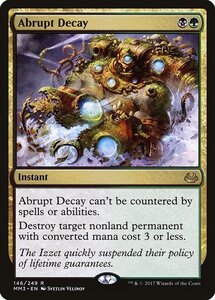 MTG ■金/英語版■ 《突然の衰微/Abrupt Decay》モダンマスターズ2017 MM3