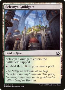 MTG ■土地/英語版■ 《セレズニアのギルド門/Selesnya Guildgate》モダンマスターズ2017 MM3