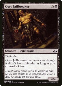 MTG ■黒/英語版■ 《オーガの脱獄者/Ogre Jailbreaker》モダンマスターズ2017 MM3